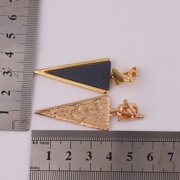 Gold Color Zin Alloy Geometric Clip on Earrings for Women Party Prom Luxury Hypo-Allergenic Ear Clip
