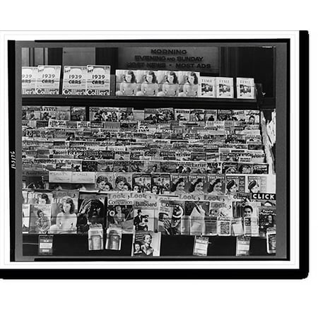 Historic Print, Newsstand. Omaha, Nebraska, 18" x 24"