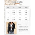 thumbnail image 5 of Anygrew Women's Cardigan Long Sleeve Sweatshirts Button Coat Casual Lightweight Fall Outfits Cloth Baseball Uniform Fashion with Pocket, 5 of 5
