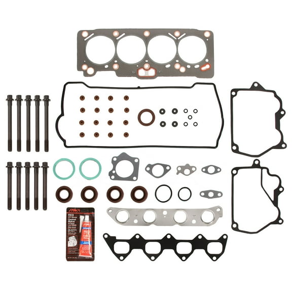 Evergreen HSHB2026 Head Gasket Set Head Bolts Fit 93-97 Geo Prizm Toyota Corolla 1.6 DOHC 16V 4AFE