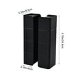 thumbnail image 3 of Djiypn 2 Pack Magnetic Spice Rack Organizer for Refrigerator, Black Fridge Organizers and Storage for Kitchen, 3 of 6