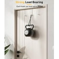 thumbnail image 3 of Larger Door Hanger Hooks, 8 Pack Over The Door Hooks for Hanging, Over The Door Towel Rack for Bathroom, Towel Hooks Fits 1 3/8" Door, 3 of 7