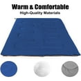 thumbnail image 5 of Cold Weather Hooded Sleeping Bag for Adults, Kids, Homeless, Camping, Indoors & Outdoors in Blue 71"L x 30"W, 5 of 6