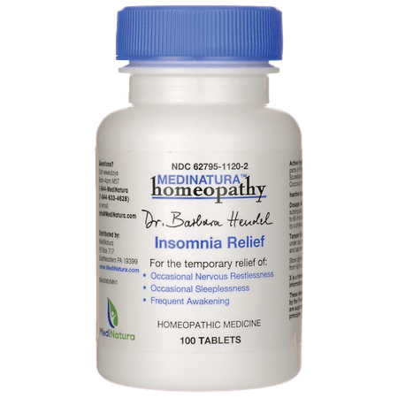 MediNatura Insomnia Relief 100 Tabs (Best Meds For Insomnia)