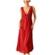 thumbnail image 2 of Camisón largo de malla para mujer, vestido de dormir con perspectiva larga, camisón largo para mujer, 2 of 6