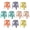 18.8" Height - Colorful, variant on ICEELF 10 Pack Stackable Classroom Stools, 12.9" Colorful Nesting Plastic Stools, Portable Backless Flexible Seating for Classroom, School, Kindergarten, Home, Space-Saving Design