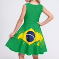 thumbnail image 5 of XIYON Girls Summer Dress Casual Girls Sleeveless Printed Dress For Everyday Wear Lightweight Summer Little Fashion Sundress Cute Vacation, 5 of 7