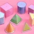 thumbnail image 4 of Baohd 8 Pcs Formes 3D Jouet Éducatif Géométrique Jouets Mathématiques pour 2+ Ans Tout-Petit, 4 of 9