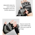 thumbnail image 4 of Xingzhi Cycling Mitten Hand Wraps Inner Gloves Shockproof Thicken Design Equipment Wear-resistance Non-slippery Hands Protector Yellow, 4 of 5