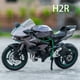 thumbnail image 5 of 1:10 BMW S1000RR Kawasaki H2R V4S Aleación de fundición a presión Modelo de motocicleta Vehículo de colección Sonido y luz Todoterreno Autociclo Juguetes Coche, 5 of 5