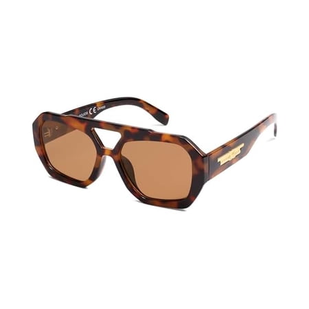 Trendy Large Aviator Sunglasses for Womens Mens Polarized,Hexagonal Square Double Bridge Designer Inspired SJ2288