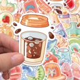 thumbnail image 3 of 40Pcs Cartoon Kawaii Beverage Stickers Aesthetic Trendy Flavor Drink Stickers Laptop Water Bottles Phone Skateboard Computer Cute Vinyl Juice Candy St, 3 of 4