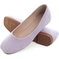 thumbnail image 3 of Pfhytec LU Flats for Women Comfortable Wide Width Square Toe Ballet Shoes Dressy Slip-ons Loafers, 3 of 5