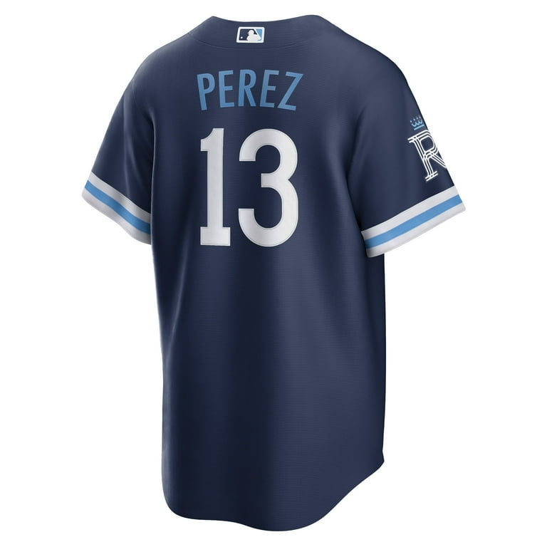 Men's Nike Salvador Perez Navy Kansas City Royals City Connect
