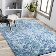 Teal Indoor Outdoor Rugs Walmart Com