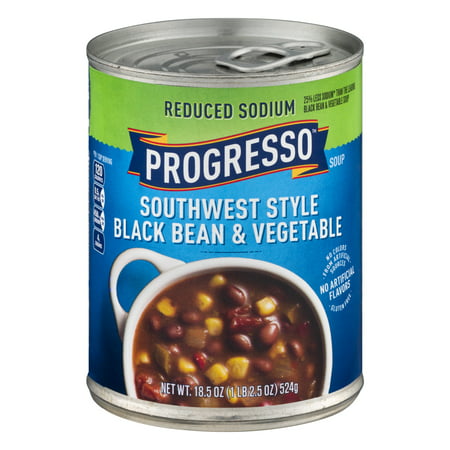 Progresso™ Low Fat Heart Healthy Southwest Style Black Bean & Vegetable ...