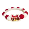 thumbnail image 4 of oshhnii Balls Puppy Necklace Dress up Costume Cat Knitted Collar Dog Tie for Small, 4 of 9
