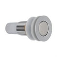 thumbnail image 2 of Desagüe de lavabo de baño de acero inoxidable pulido, galvanizado, con tapa abatible, antibloqueo, corto, para lavabo de tocador, para cocina doméstica., 2 of 14