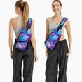thumbnail image 3 of Star Constellation Sling Backpack, Moon and Stars Design, Galaxy Nebula Crossbody Bag for Outer Space Enthusiasts, 3 of 6