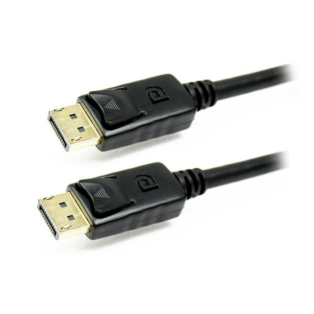 BlueDiamond Displayport 4K Cable - Ultra HD, DP 1.2 rated cable, Male to Male, 28AWG, RoHS Compliant, Black
