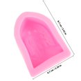 thumbnail image 2 of ELAYARD Para Fondant Y Bizcochos En Silicona Rosa Con Romántico De Pareja, 2 of 8