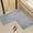 Gray, variant on Xhegex L-Shaped Corner Bathroom Floor Mat, Soft Absorbent Non-Slip Bathroom Carpet, Perfect for Bathroom, Bedroom, Kitchen, and Living Room Use