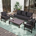 thumbnail image 7 of Kimunuk Outdoor Seat Cushion Set, 22" X 22" X 4" Water-Resistant & Fade-Resistant Patio Furniture Replacement Cushions with Handle and Straps for Sofa Chair, Grey, 7 of 7