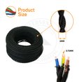 thumbnail image 3 of Vintage 3 core Twisted Braided Cable, Electrical Fabric Flexible Lamp textile Cable Wire Lamp Cord, 3 of 7