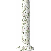 Tower Fan Dust Cover Vertical Fan Cover Dustproof Protective Floor Standing Fan Cover Leaf Floral White Household Tower Fan Cloth Cover Washable for Tower Sleeve Fan Decoration 24x49Inch DIY
