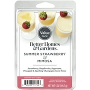 Summer Strawberry Mimosa Scented Wax Melts, Better Homes & Gardens, 5 oz (Value Size)
