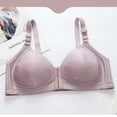 thumbnail image 5 of Sngxgn Women's Pure Comfort Wireless Lace Longline Bralette(Purple,M), 5 of 6