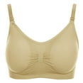 thumbnail image 1 of Women‘s Bra Wireless Maternity Seamless Front Buckle Breastfeeding Bra With Pads Plus Size, 1 of 4