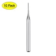 thumbnail image 1 of Unique Bargains 10Pcs 0.7mm Carbide End Mill Engraving Milling Cutter CNC Router Bits for PCB Machine 1/8' Shank, 1 of 4