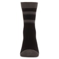 thumbnail image 3 of MeMoi Boys Tonal Stripe Cotton Rich Crew Sock - Boys - Male, 10-12, Black, 3 of 6