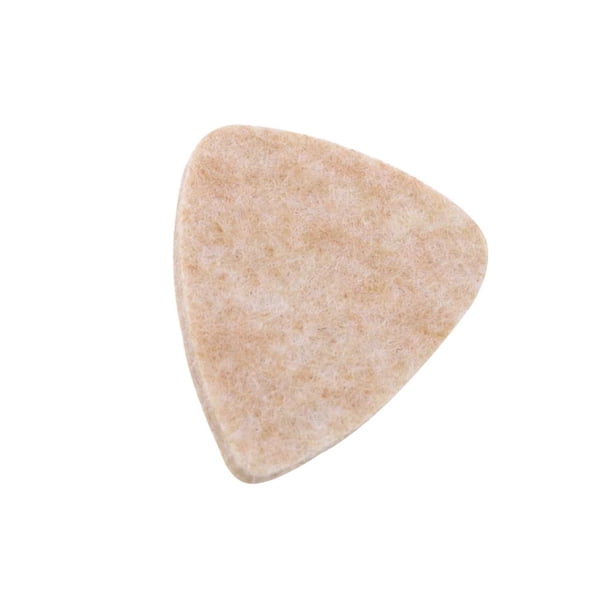 Púas de fieltro para guitarra acústica, lele de guitarra eléctrica, púas de plectrón para guitarra clásica, guitarra occidental Amarillo pardusco CUTICAT Selección de púa de guitarra