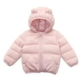 thumbnail image 2 of MAIHAN-Toddler Winter Coats Lightweight Puffer Jacket for Baby Infant kids(Pink3,5-6Years), 2 of 4