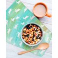 thumbnail image 3 of Easter Kitchen Dish Towels for Drying Dishes Set of 4, Spring Bunny Silhouette Blue Green Gradient Waffle Weave Microfiber Hand Tea Bathroom Towels Quick Dry & Absorbent Towel 12x12, 3 of 7