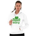thumbnail image 3 of St Patricks Day Ireland Eire Clover Unisex Plus Fleece Graphic Hoodie Brisco Brands 2X, 3 of 5