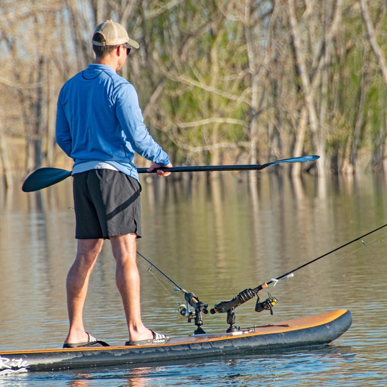 paddle board fishing rod holder SUP Angler Lite Universal Paddle Board Accessories Mount (Two Paddle Board  Fishing Rod Holders)