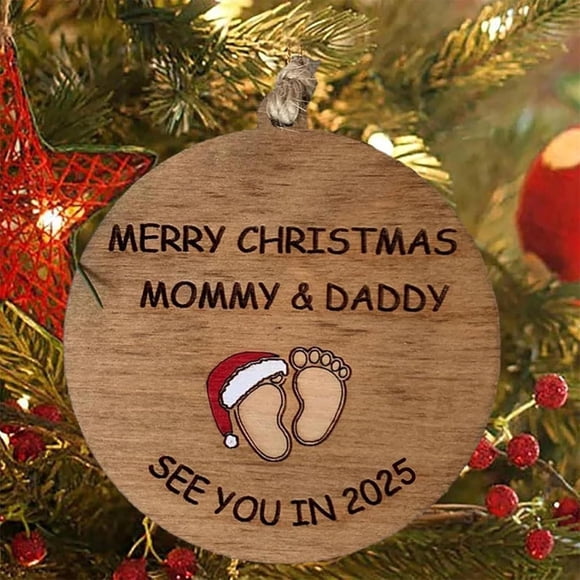 Adorno de Navidad XINYU Nos Vemos en 2025 1 pieza