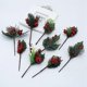 thumbnail image 1 of Christmas Artificial Berry,large Red Berry Decoration Tipped Pine Needles Gift Wreath Christmas Tree Decoration,9 Pack Crafts Holly Berries Bunch With, 1 of 5