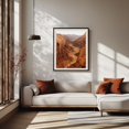 thumbnail image 2 of Observation Point - Utah Photography Landscape Desert Nature Mountain Travel Poster Autumn Black Framed Wall Art Print 12 x 16 inches, 2 of 4