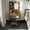 Brown, variant on Mintazer 52" Vanity Desk with LED Mirror & Power Outlet, Makeup Vanity Table with Drawers, Open Shelves & Hair Dryer Holder, Stool, White