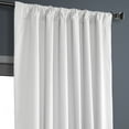 thumbnail image 5 of Whisper White Solid Cotton Blackout Curtain (1 Panel), Whisper White, 50W X 108L, 5 of 11
