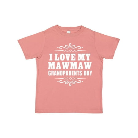 

Inktastic Grandparents Day I Love My Mawmaw Gift Toddler Boy or Toddler Girl T-Shirt