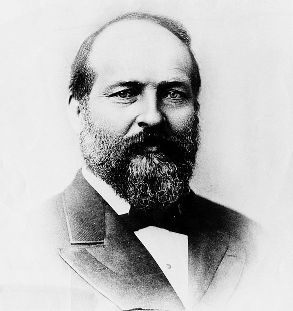 U.S.President James A. Garfield. (18311881). Courtesy Csu