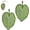 2Pcs-B, variant on 2Pcs Monstera Deliciosa Hand Towel - Leaf Shaped Hand Towel with Hanging Loop, Hanging Coral Fleece Leaf Hand Towels, Fluffy Quick Dry for Kitchen & Bathroom (2Pcs-B)