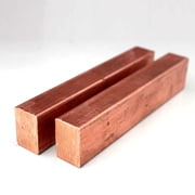 1 pieceT2 Purple Copper Solid Cu Flat Bar ,Thickness: 35mm; Width: 35mm; Length: 35mm.