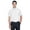 White, variant on M600S Men's Oxford Short Sleeve with Stain-Release-Oxford Grey-M