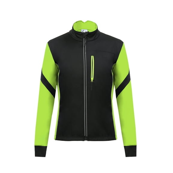 Men's Thermal Cycling Jacket Long Sleeve Snow Water Reflective Windproof Firewall Winter Biking Jacket
